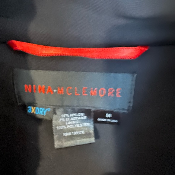 Gorgeous Nina Mclemore 3xDry Rain Travel Jacket with zipper pockets Black size M - Picture 5 of 11